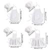 Apron Chef Hat Photo Accessories Baby Costume Infant Photo Clothes Newborn Photography Props