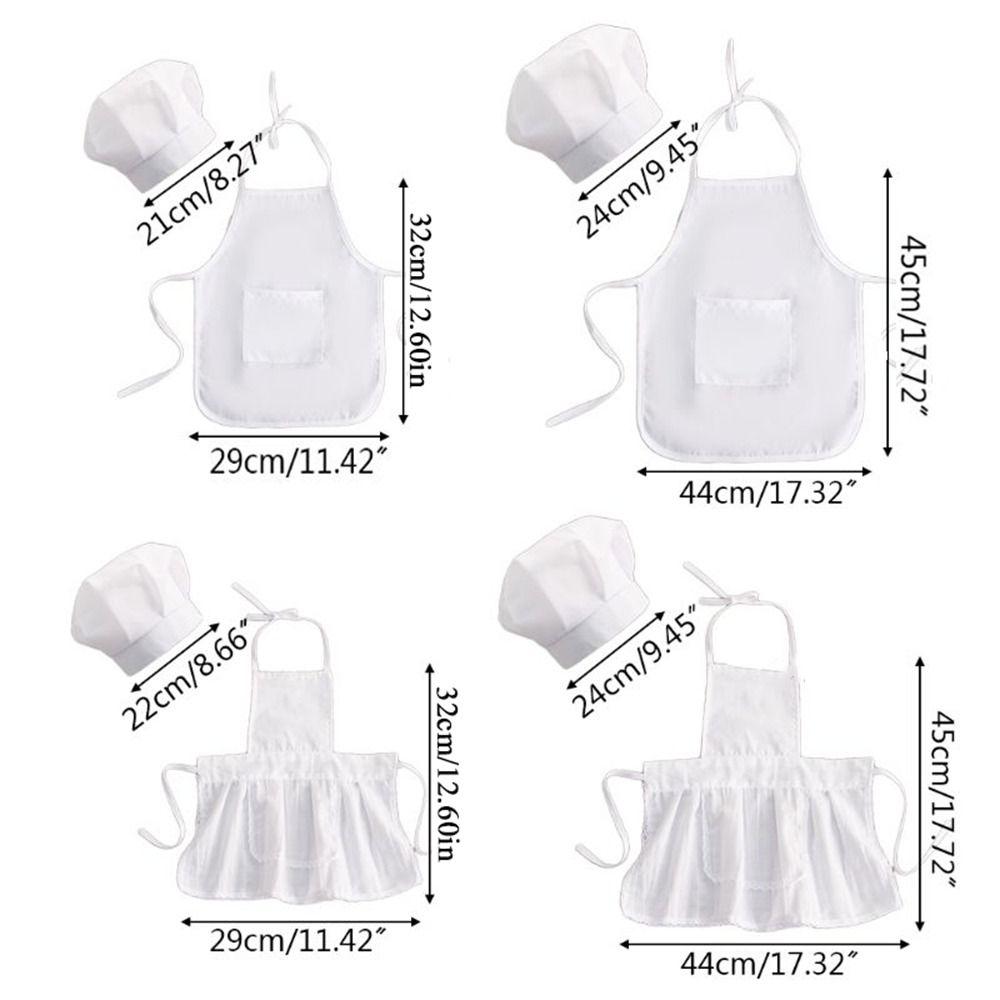 Apron Chef Hat Photo Accessories Baby Costume Infant Photo Clothes Newborn Photography Props