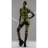 Adults Dancing Stage Party Performance Green Dragon Printing Outfit Women Halloween Cosplay Dress Up Costume Jumpsuit
