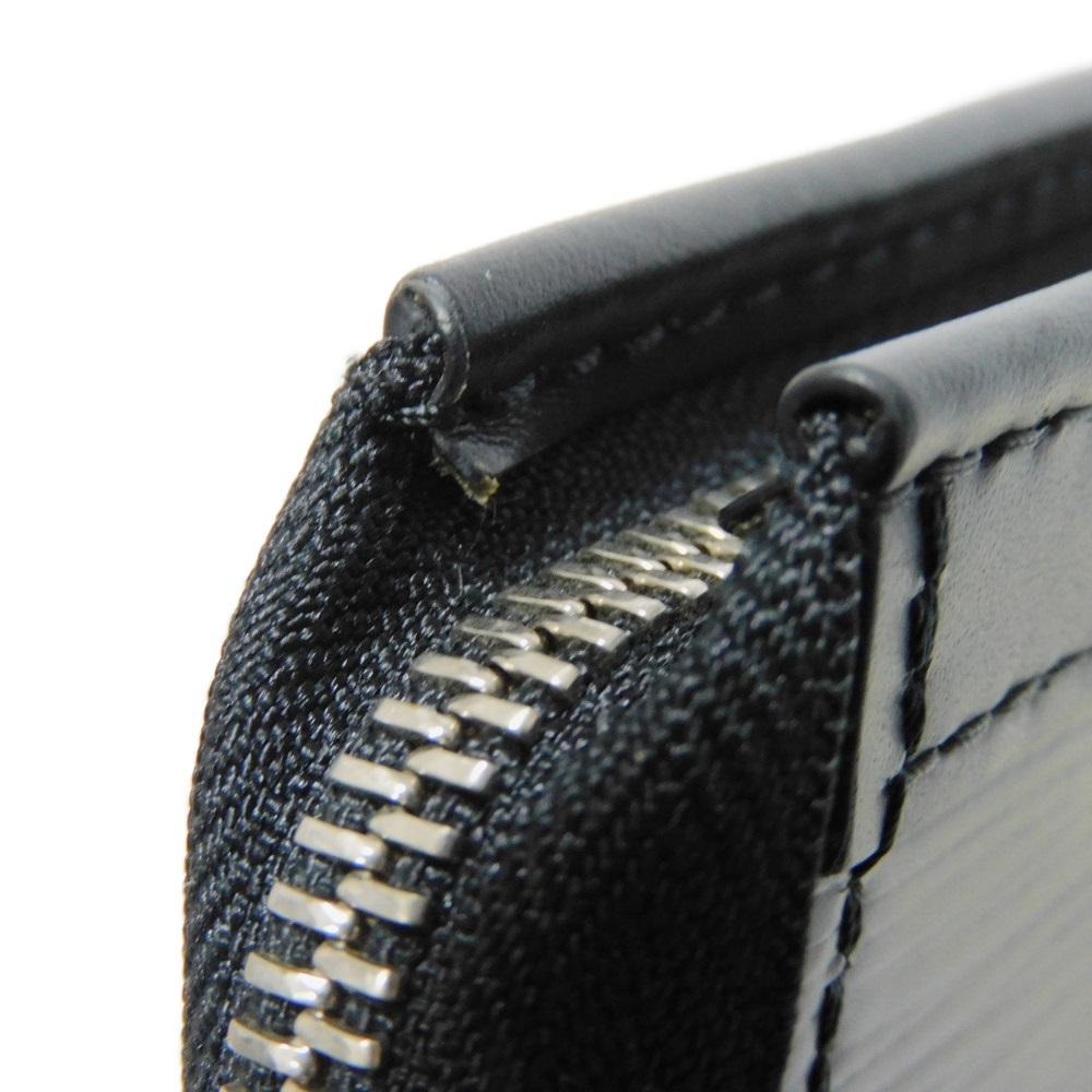 Used 12564 Voyage MM Pochette M81326 7931 LV logo black business bag with RFID IC chip epi noir men's from Japan