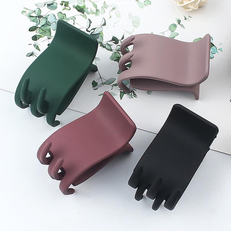 Minimalist Frosted Small Grab Clip Ponytail Hair Clip Versatile Side Hair Clip