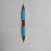 Wooden Handle Pottery Texture Carving Tools Stainless Steel Needle Double-ended Ceramic Texture Scraper Comfortable Grip