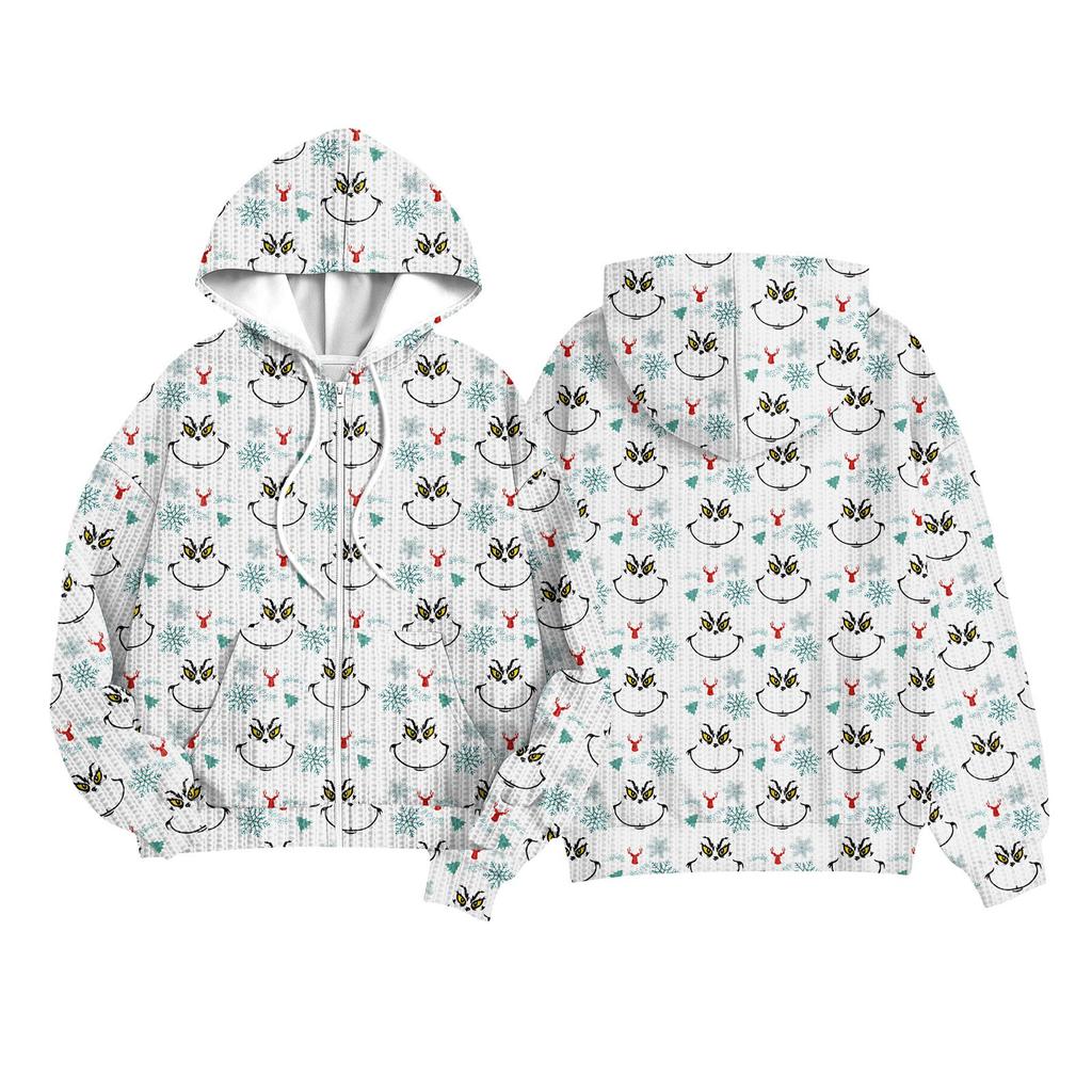 Dětské Dívčí A Chlapecké Módní Bunda Ležérní S Potiskem Dlouhý Rukáv S Kapucí Kardigan Mikiny