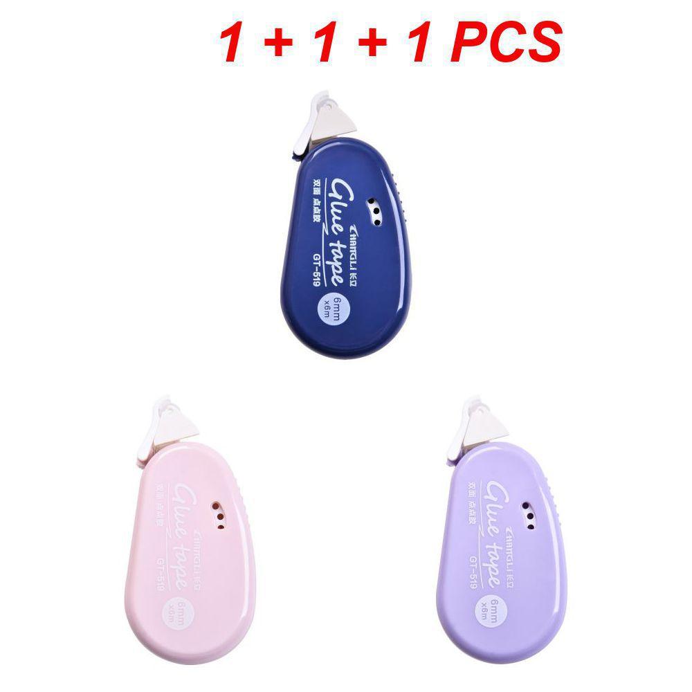 2/3PCS Pocket Easy To Use Double-sided Small Double-sided Double Sided Glue Point Convenient Roller