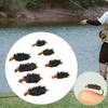 8Pcs Fly Fishing Lures Artificial Realistic with Carry Case Hooks Baits for Bass