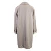 FENDI Domestic regular 23 year old FF6012ARU5 Wool cotton single-breasted long coat 38 greigeUsed