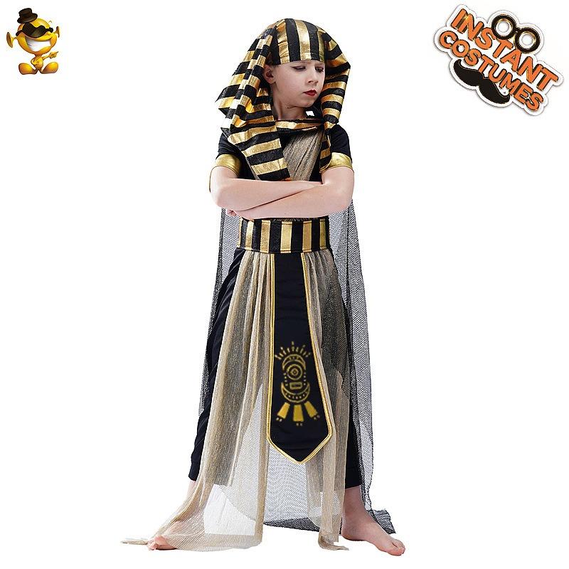Pharaoh Cosplay Costume, Domineering Pharaoh Costume, Little Boy Stage Costume