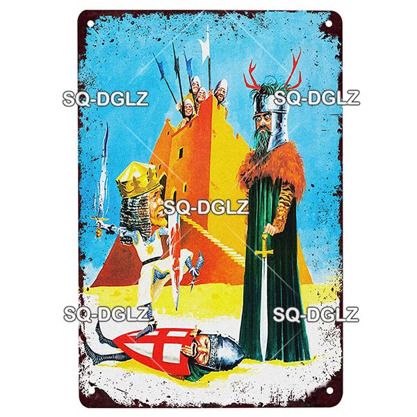 Movie Poster Metal Sign Metal Poster Tin Sign Plaque Metal Vintage Wall Decor for Bar Pub Club Man Cave Metal Signs(20x30cm)