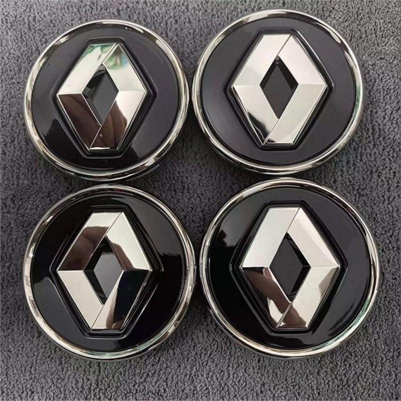 55MM Car Wheel Hub Center Caps Rim Cover Badge Emblem Accessories For Renault Fluence Captur Megane Clio Kadjar Talisman Ar