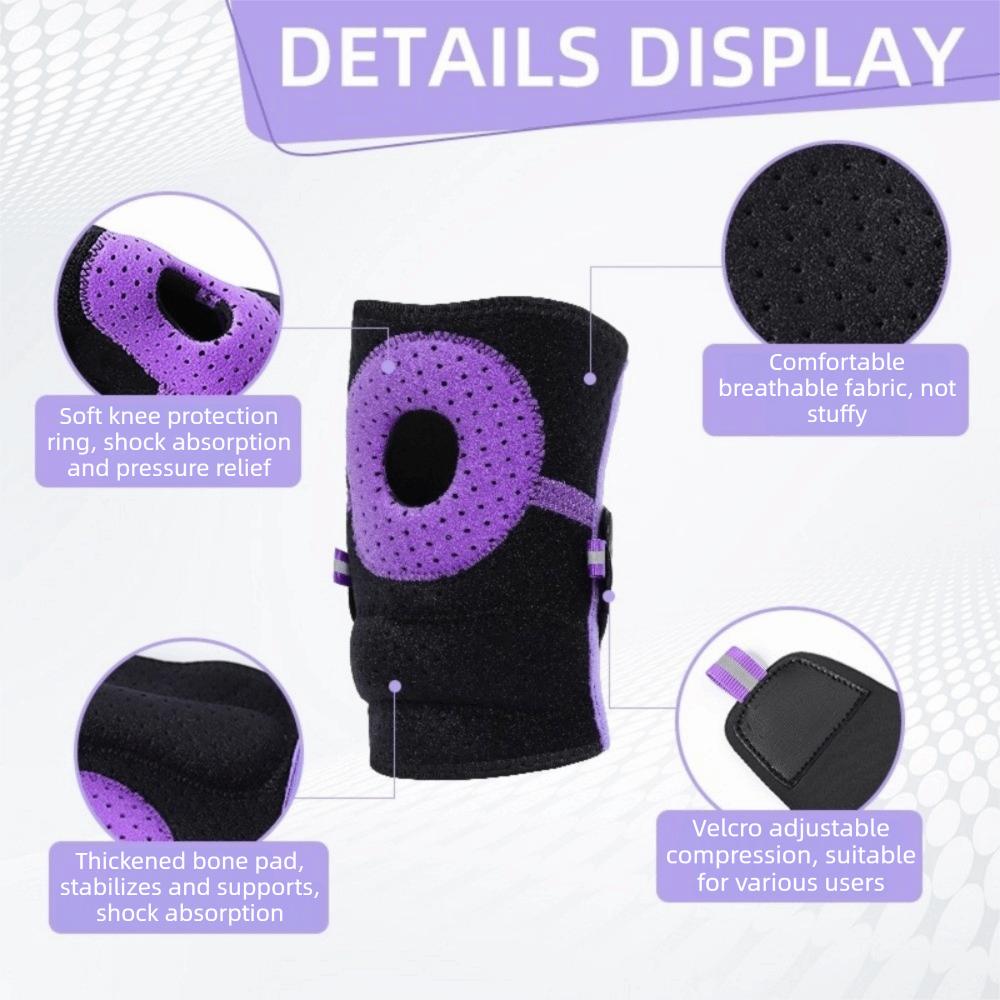 Anti-slip Knee Brace Silicone Patellar Tendon Support Protective Equipment Sports Knee Pad Fitness