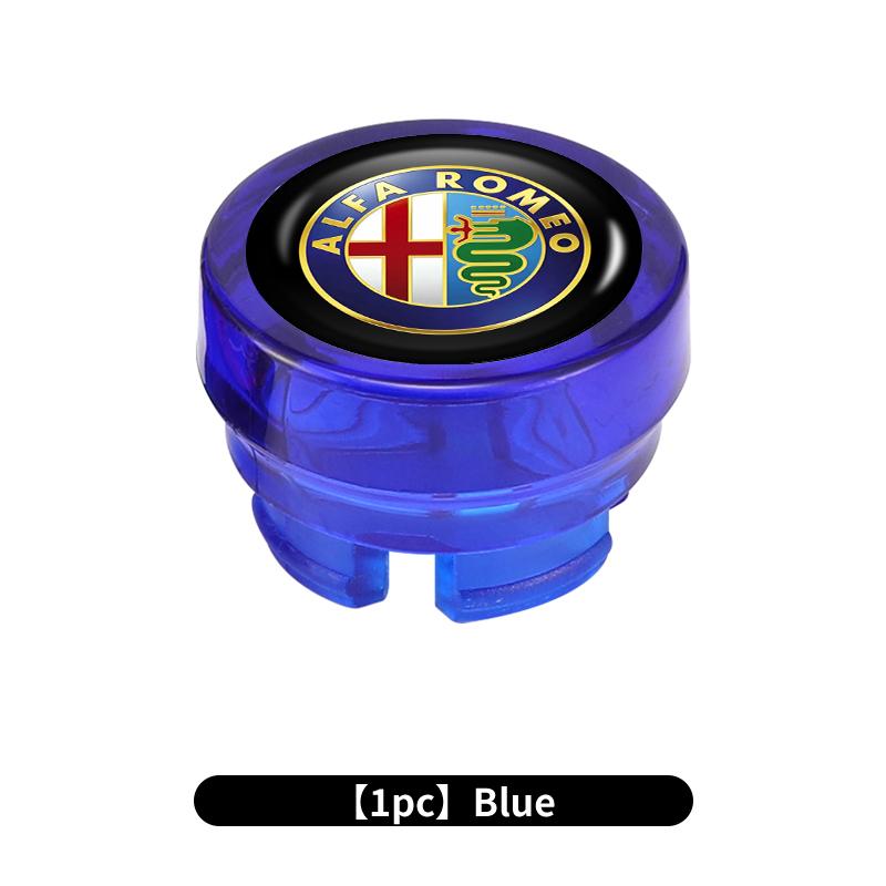 Car Cigarette Lighter Cover Dustproof Plug Decoration Cap For Alfa Romeo 159 Giulietta Giulia 147 Mito 156 159 166 GT Stelvio