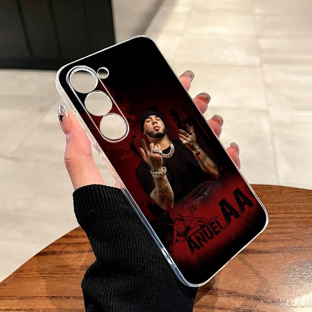 Anuel AA-Real Hasta La Muerte Phone Case For SamsungA10,12,20,21S,30,31,40,50,51,52,70,71Soft Silicone Black Cover