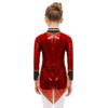 Unisex Kids Circus Magician Costume Long Sleeve Sequins Checkerboard Tailcoat Bodysuit Bow Tie Cosplay Outfit