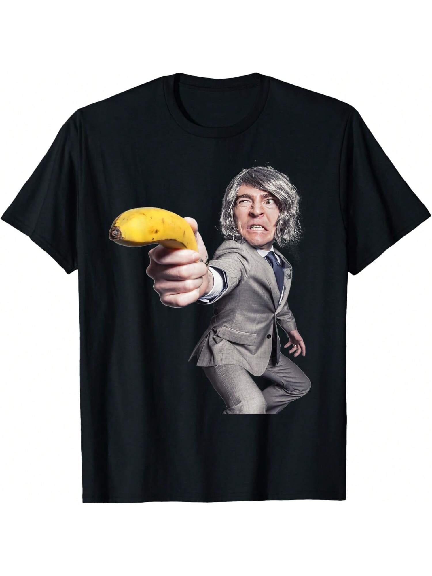 Banana Pistol Guy T-Shirt S разноцветный