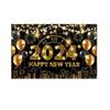 Celebrate Party 2024 New Year Decorations New Year Theme 2024 Background Banner  Home Party Decor
