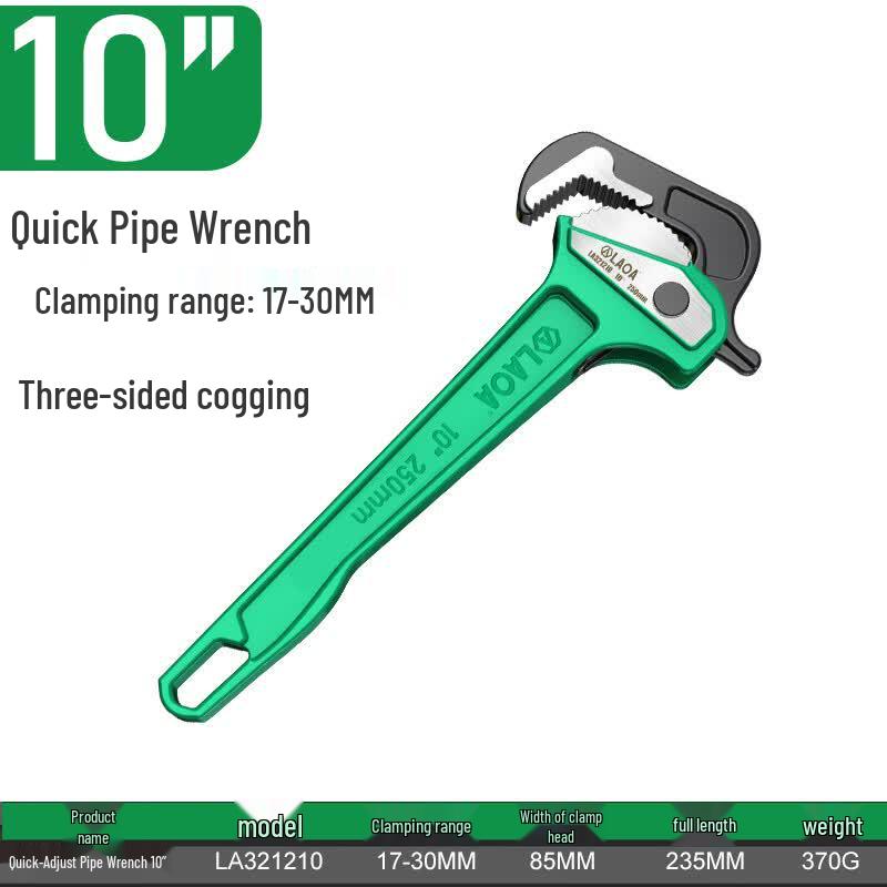 LAOA Heavy Duty Quick Pipe Wrench