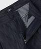 MUSINSA STANDARD Vertical Slub One-Tuck Wide Denim Shorts [Dark Indigo]