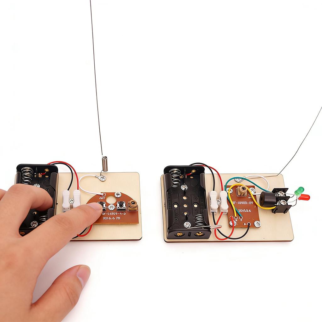 DIY Telegrafenmaschine Stamm Wissenschaftsexperiment Elektronische Montage Lernspielzeug Schüler Handgemacht Kinder Spaß Lernwerkzeug