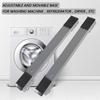 Multifunctional Refrigerator Base Mount Dryer Holder 24 Wheel Adjustable Washing Machine Stand Universal Movable Racks Mobile Roller Bracket