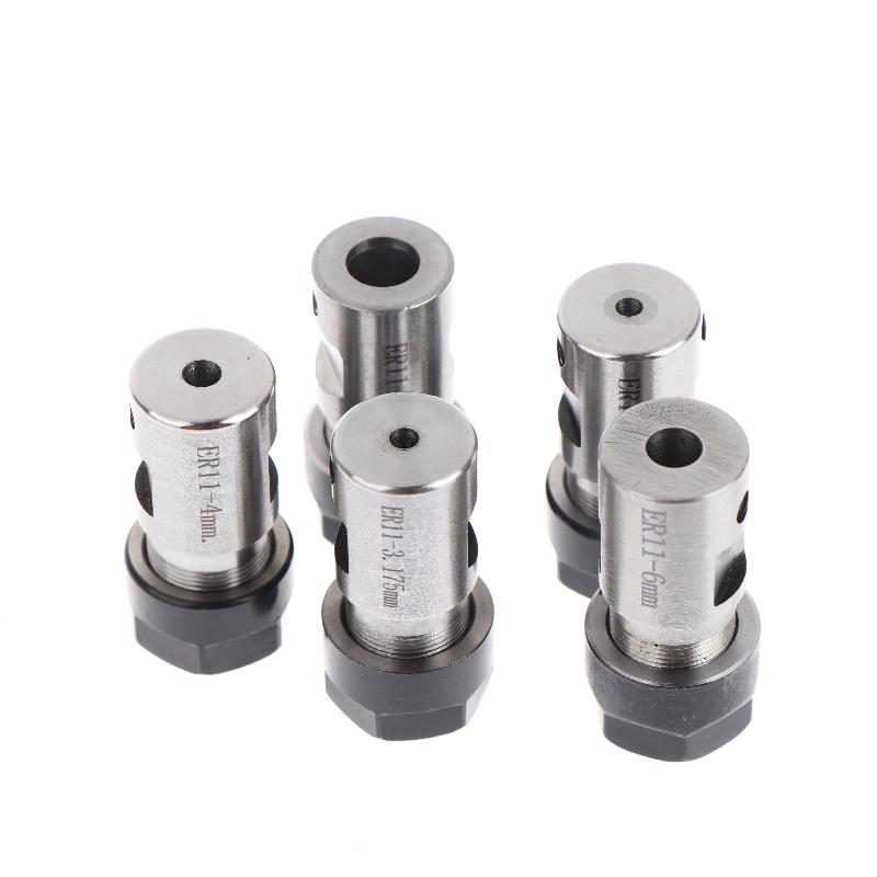 ER11 Chuck Collet Spindle Motor Shaft Extension Rod Spindle Chuck Tool Set Spindle Rod 3mm 3.175mm 4mm 5mm 6mm