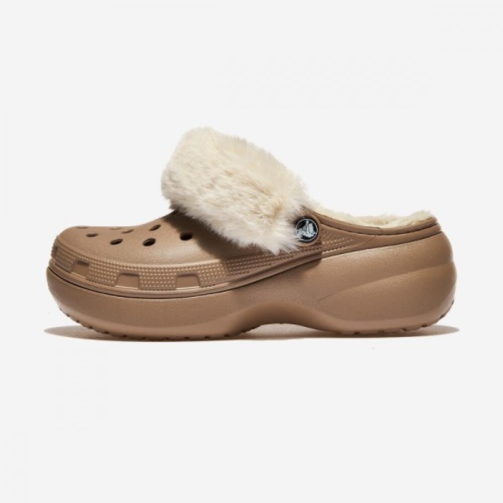 Crocs Classic Platform Fuzz Lined Clog 250