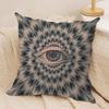 MMariano PPeccinetti Op Art Cushion Cover Silky Short Plush Invisible Zipper Dustproof Sofa Pillow Case For Home Decor