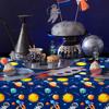 3 Pcs Space Tablecloth, Outer Space Party Table Cloth Set - Astronaut Table Covers, Space Birthday Party Tablecloth