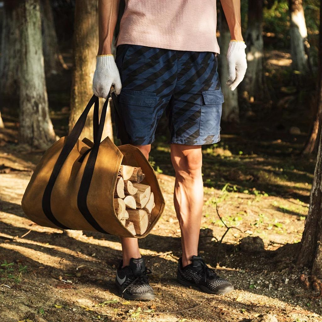 Winter Outdoor Firewood Storage and BBQ Collection Bag