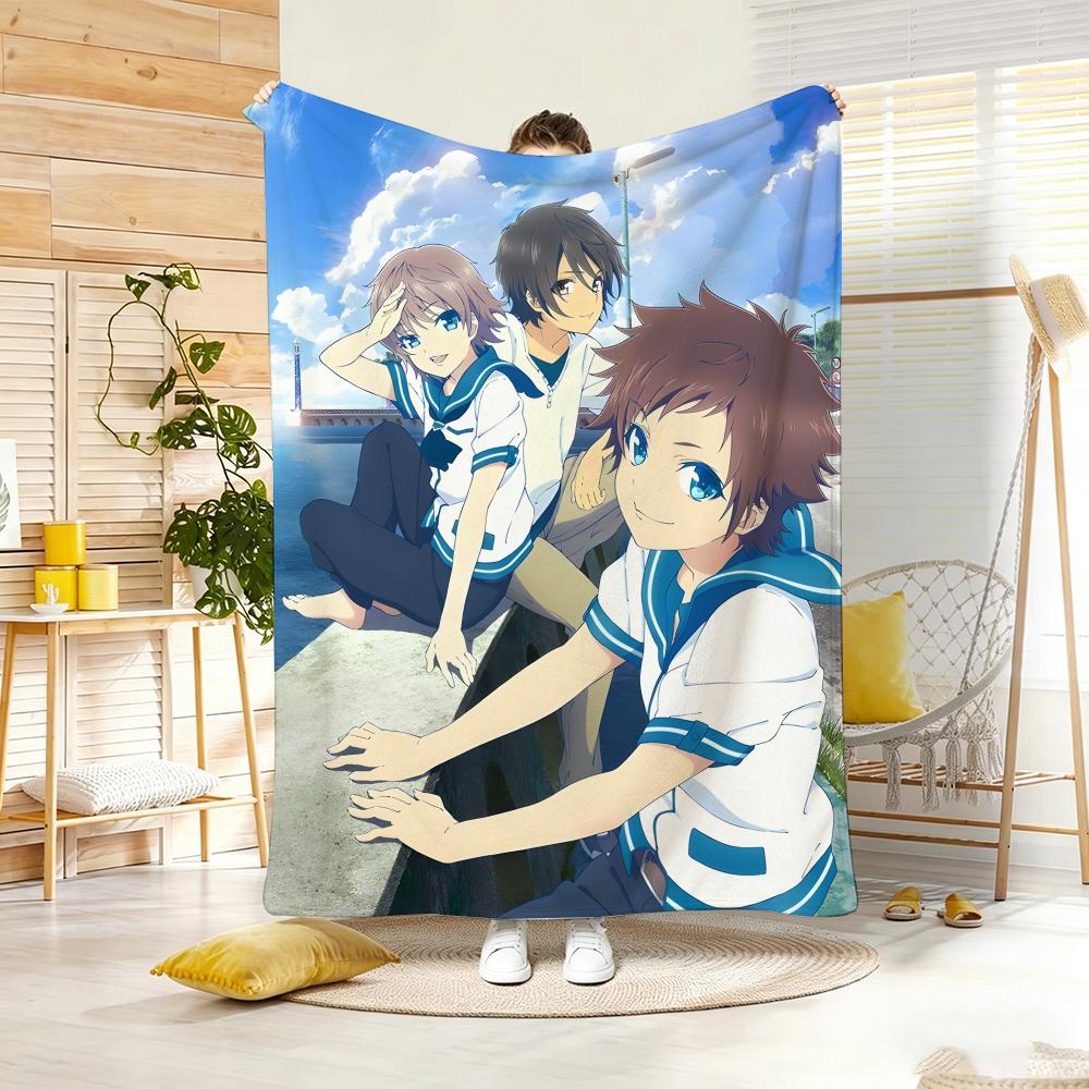 Anime N-NagiS AsuS A Lull in the SeaS Throw Soft Warm Throw Blanket for Bedroom Living Room Bed Travel Camping Picnic Gift