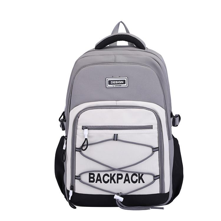 Junior high school students schoolbag women's large-capacity new backpack, primary and secondary school students are simple