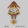 Carved Cuckoo Wall Clock Pendulum