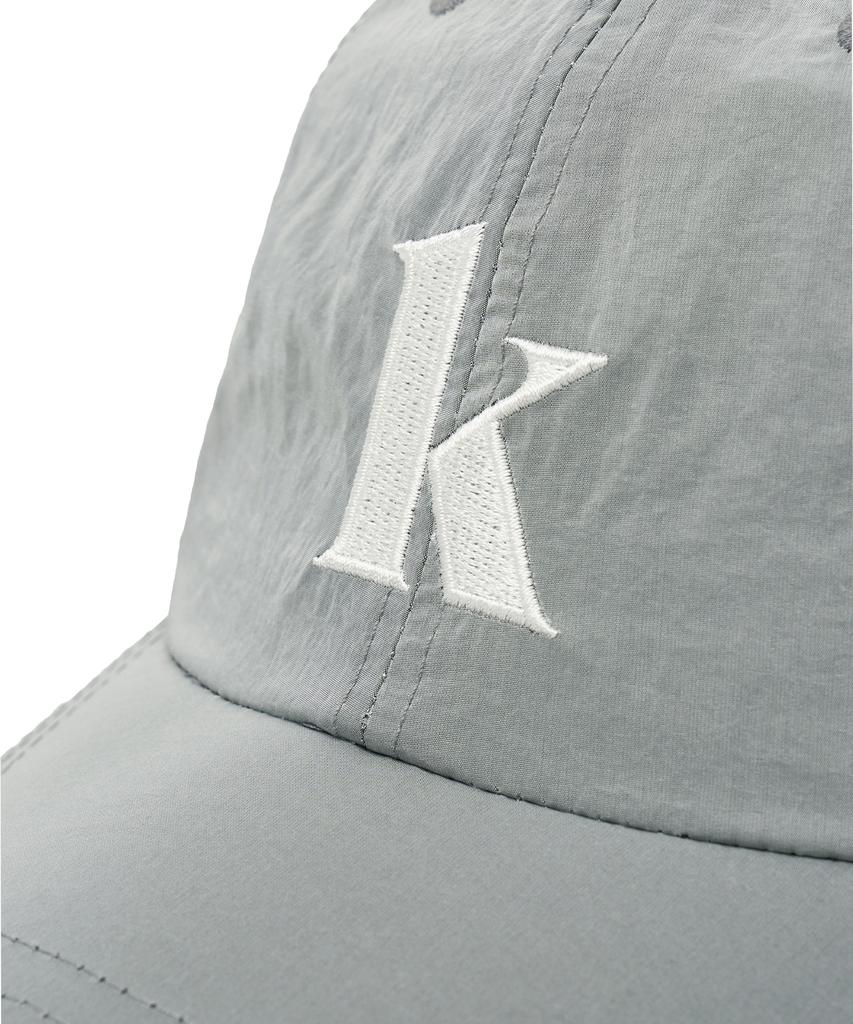 Kompaegteulekodeuba Krb Curved 6Panel Nylon Cap - Gray
