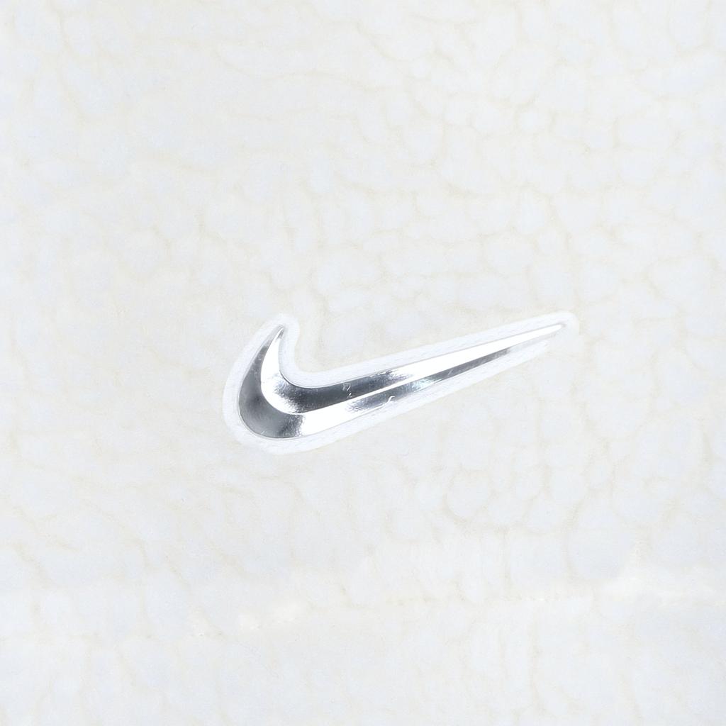 Nike Σειρά CNY Sherpa Fleece Μονόχρωμο Μπουφάν με Όρθιο Γιακά Γυναικείο Εξωτερικό Ρούχο Sail-White DQ5366-133