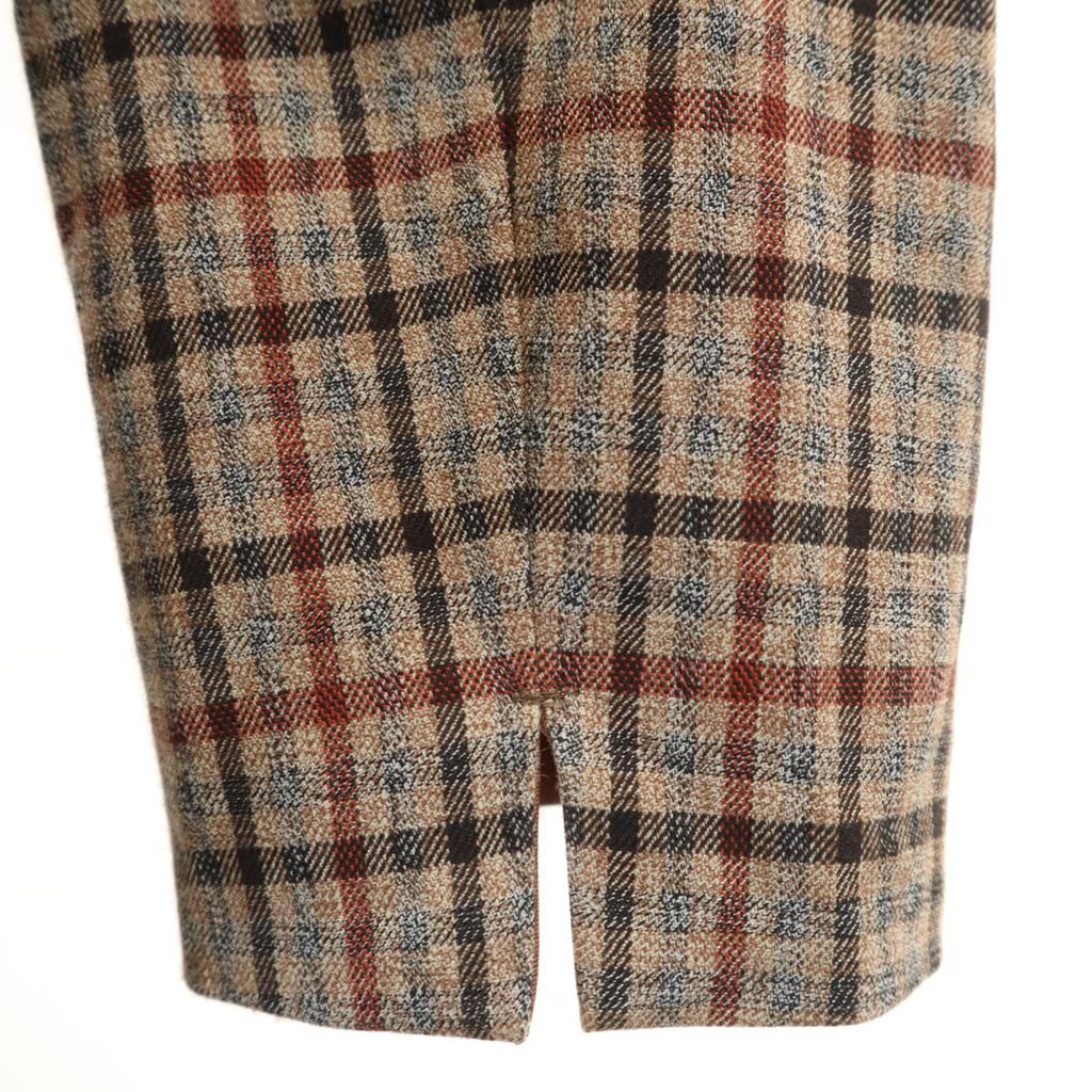 Aquascutum Check Pattern No color coat M Brown spring Women Used