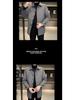 2025 European Men's Lapel Mid-Length Down Jacket - High-Quality Business Casual Warm Outerwear