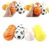 12 Pack Mini Sports Stress Balls Football Basketball Baseball Tennis Fidget Toy Soft Foam Sponge Party Favors Gift for Kids