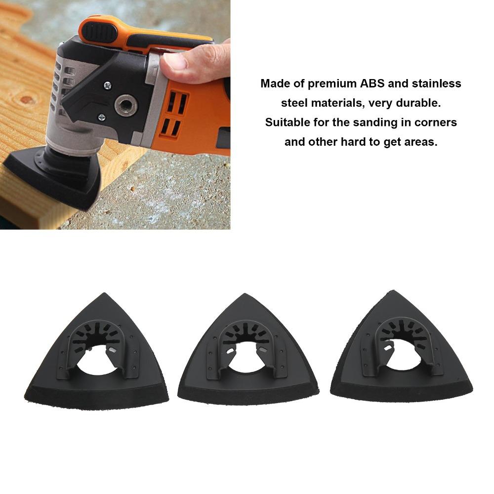 Hook & Loop Triangle Sanding Pads Multitool Replacement Kit Mechanical Maintenance