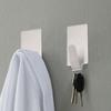 1/10PCS Stainless Steel Hooks Self-Adhesive Kitchen Wall Hook Rust-proof Bathroom Towel Hanger Waterproof Storage Hanging Holder