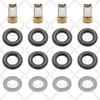 4 Set For Racing Sports Car High Flow Injector 650cc BS650 Fuel Injector Service Repair Kit Filters Orings Seals Grommets