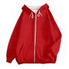 Moletom feminino esportivo flanela moletom manga comprida top casual moletom com capuz