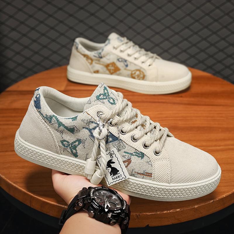 Látkové boty nová podzimní ležérní plátěné boty lasagne tenké trendy boty