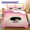 Mafalda Pattern Bedding,Quilt Set Quilt Cover Pillowcase Home Birthday Gift (1 * Duvet Cover + 2 * Pillowcase, Without Core)