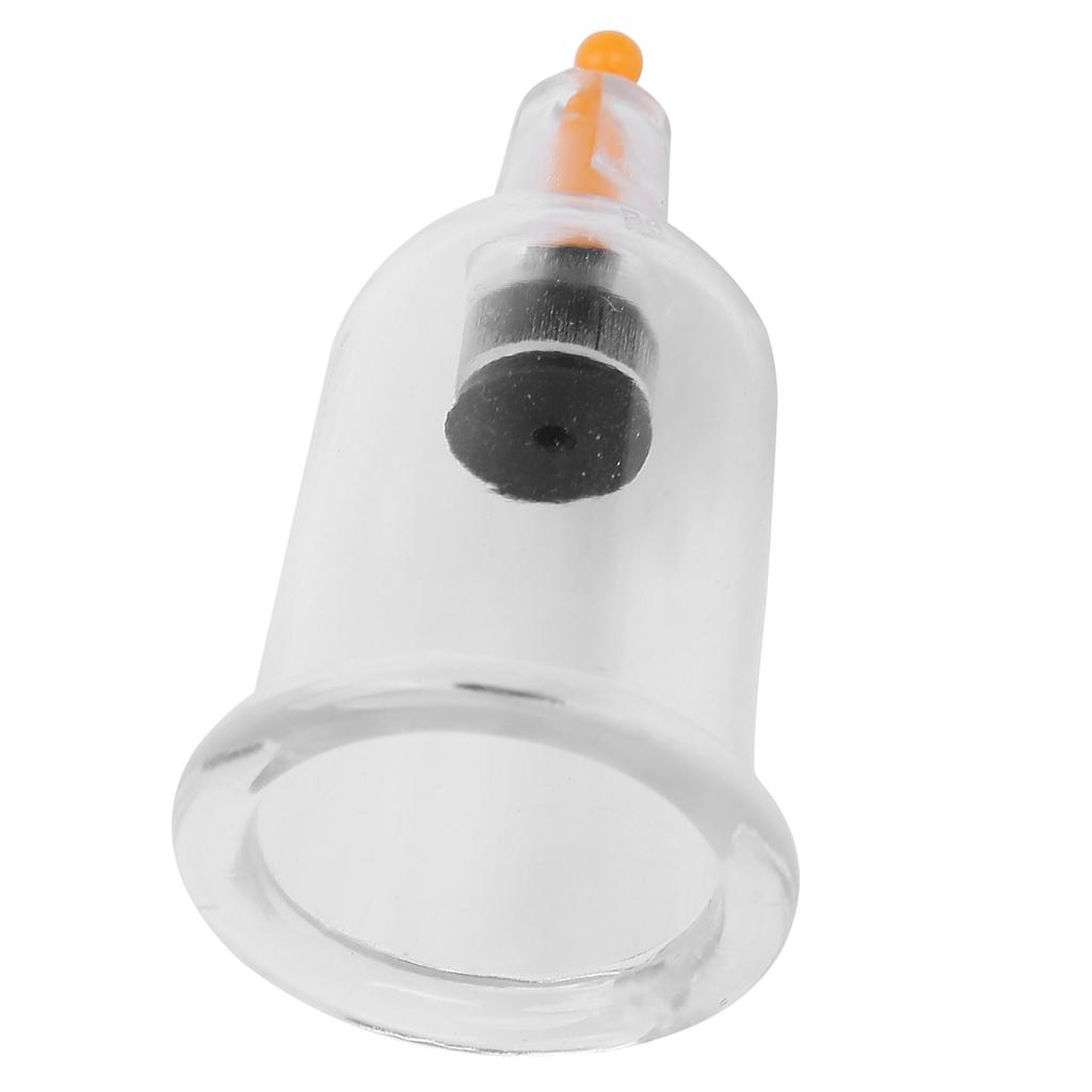 Transparente B6 Vakuumsaug-Schröpfgläser Körper Schmerzlinderung Akupunktur Massage Schröpfzubehör