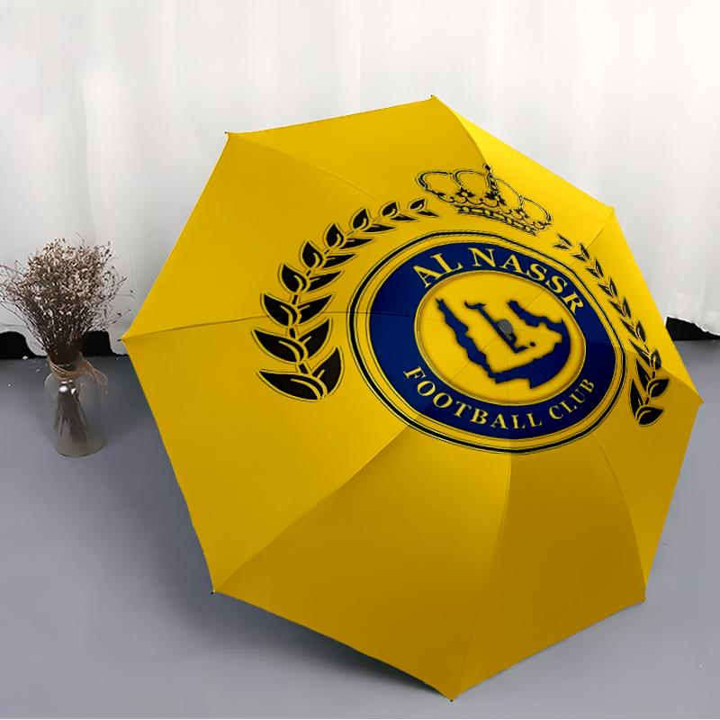 1 pezzo Squadra di Calcio (27) Ombrello, Protezione Solare e Schermatura UV. Ha Otto Stecche Robuste per l'Uso all'Aperto ed è il Regalo Perfetto
