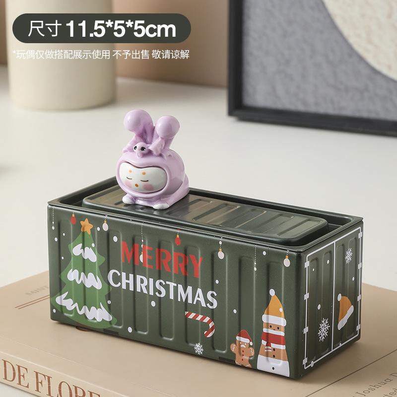 Vintage Industrial Style Container Storage Box Decoration Desktop Personalized Storage Tank