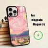 Van Gogh Monet Oil Painting  Phone Case For iPhone17,16,15,14,13,12,11 Plus,Pro Magnetic For Magsafe Wireless Charging
