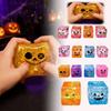 Cartoon Face Squishy Toy Transparent Design Fidget Toy Funny Face Ice Cube Toy  Desk Decor