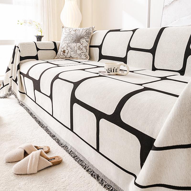 

Полотенце для дивана из синели, универсальный нескользящий чехол для дивана Four Seasons, полностью покрытый тканью, чехол для дивана с защитой от кошачьих царапин, подушка для дивана 180*150cm