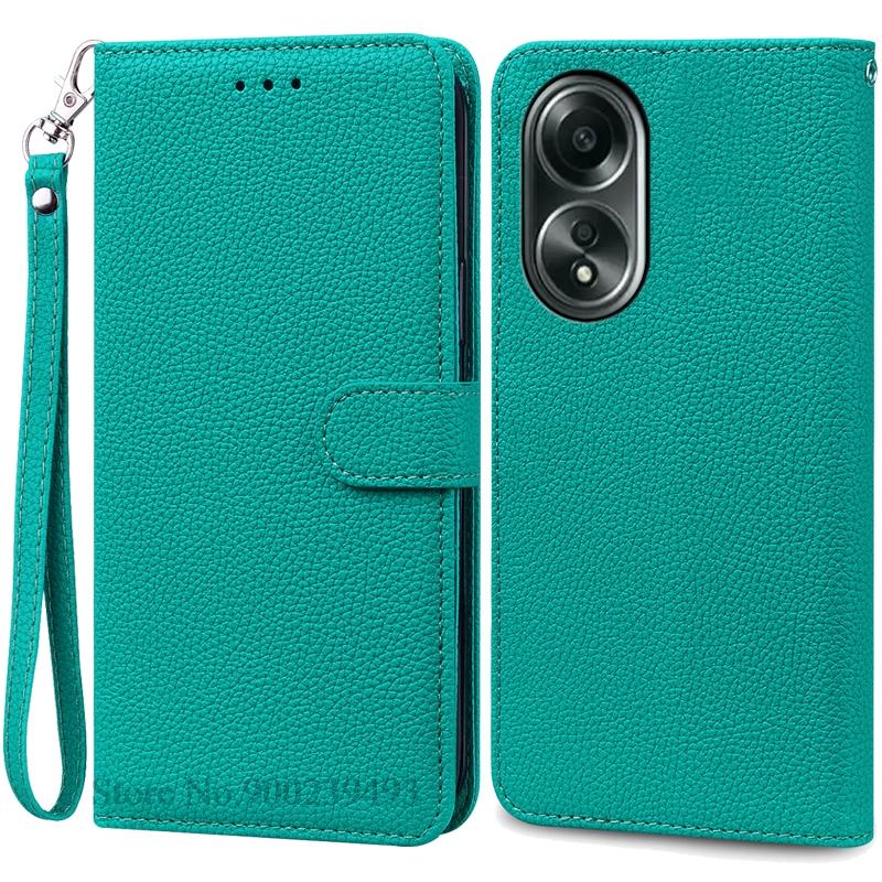 A58 A 58 Case For OPPO A58 Case Silicone Wallet Flip Leather Case For OPPO A58 4G Case Book Cover For OPPO A58 5G Phone Fundas