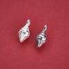 S925 Sterling Silver Seashell Pendant with Crystal Beads & Red Rope